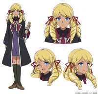 ミシェーラ=マクファーレン（CV：山田美鈴）。魔法界でも指折りの旧家・マクファーレン家出身の誇り高い少女。自信に満ち、他者の美点も評価できる。ひとたび友人とみなした相手には惜しみない友愛を持って接する。文武両道でリーダー的存在。