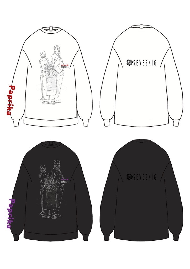 「PAPRIKA コラボTEE002 Ver, Paprika & Shima & Konagawa」