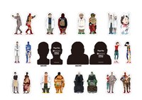 クリアスタンドキーホルダー