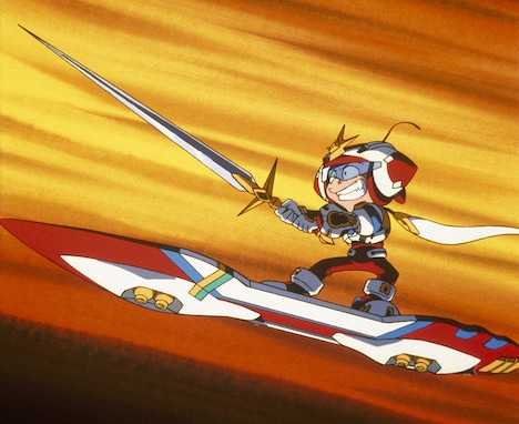 TVアニメ「地球防衛家族」より。(c)河森正治・G.TAC/バンダイビジュアル、グループ・タック