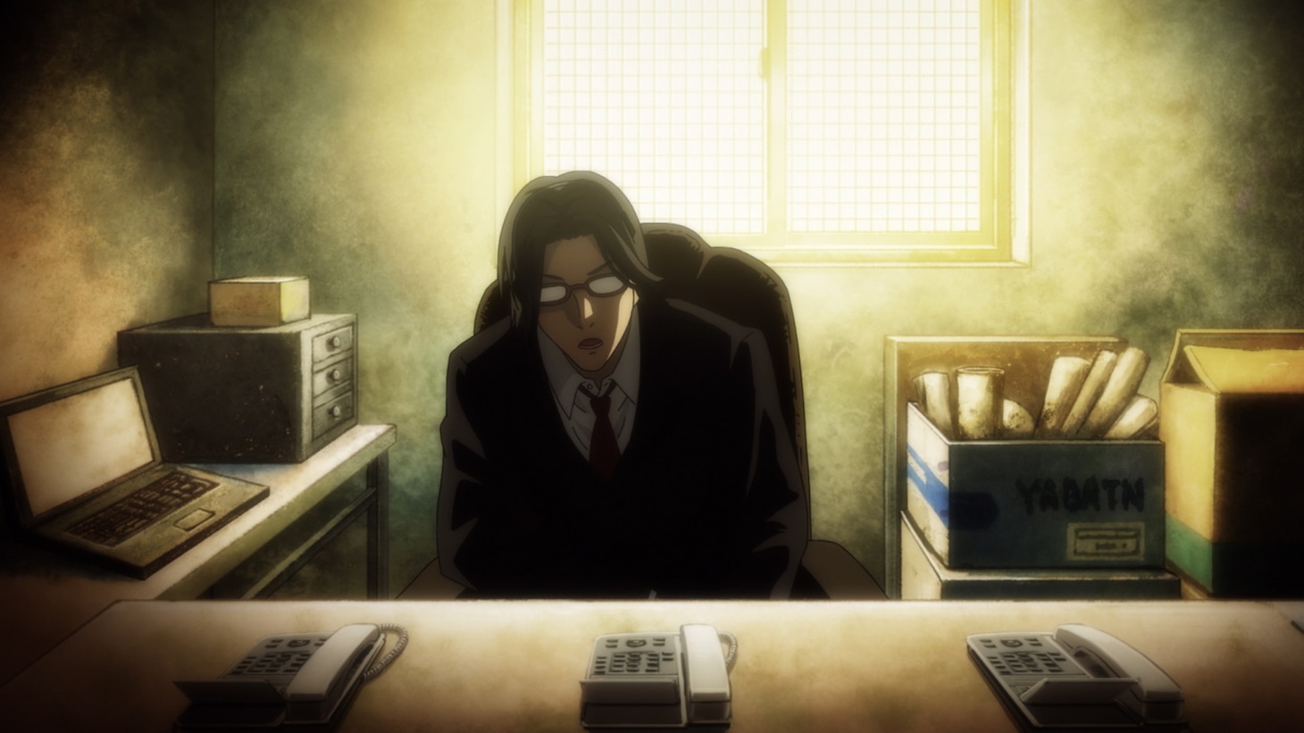 アニメ「マイホームヒーロー」第2弾PVより。(c)山川直輝・朝基まさし・講談社／「マイホームヒーロー」製作委員会