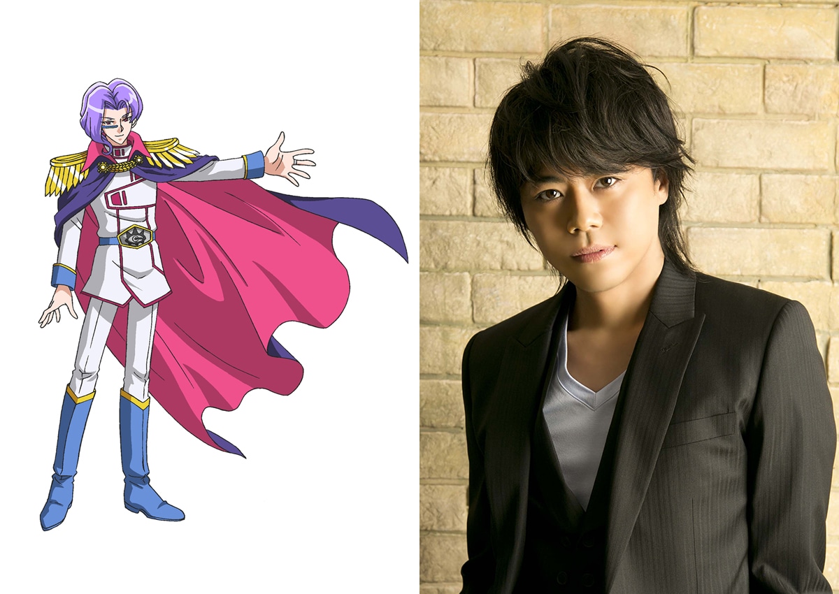 左から月村サトシ、浪川大輔。月村サトシはクロノス社所属の若きゲームマスター。「逃走中」各ステージのストーリーやミッションはすべて、彼がデザインしている。より白熱した「逃走中」にするため、常にゲームを観察している。