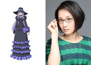 左からハーヴェスト、嶋村侑。ハーヴェストは颯也に「逃走中」参加へのきっかけを与えた謎多き美女。実はクロノス社所属で、「逃走中」を盛り上げるために、各地で能力のある者を探している。