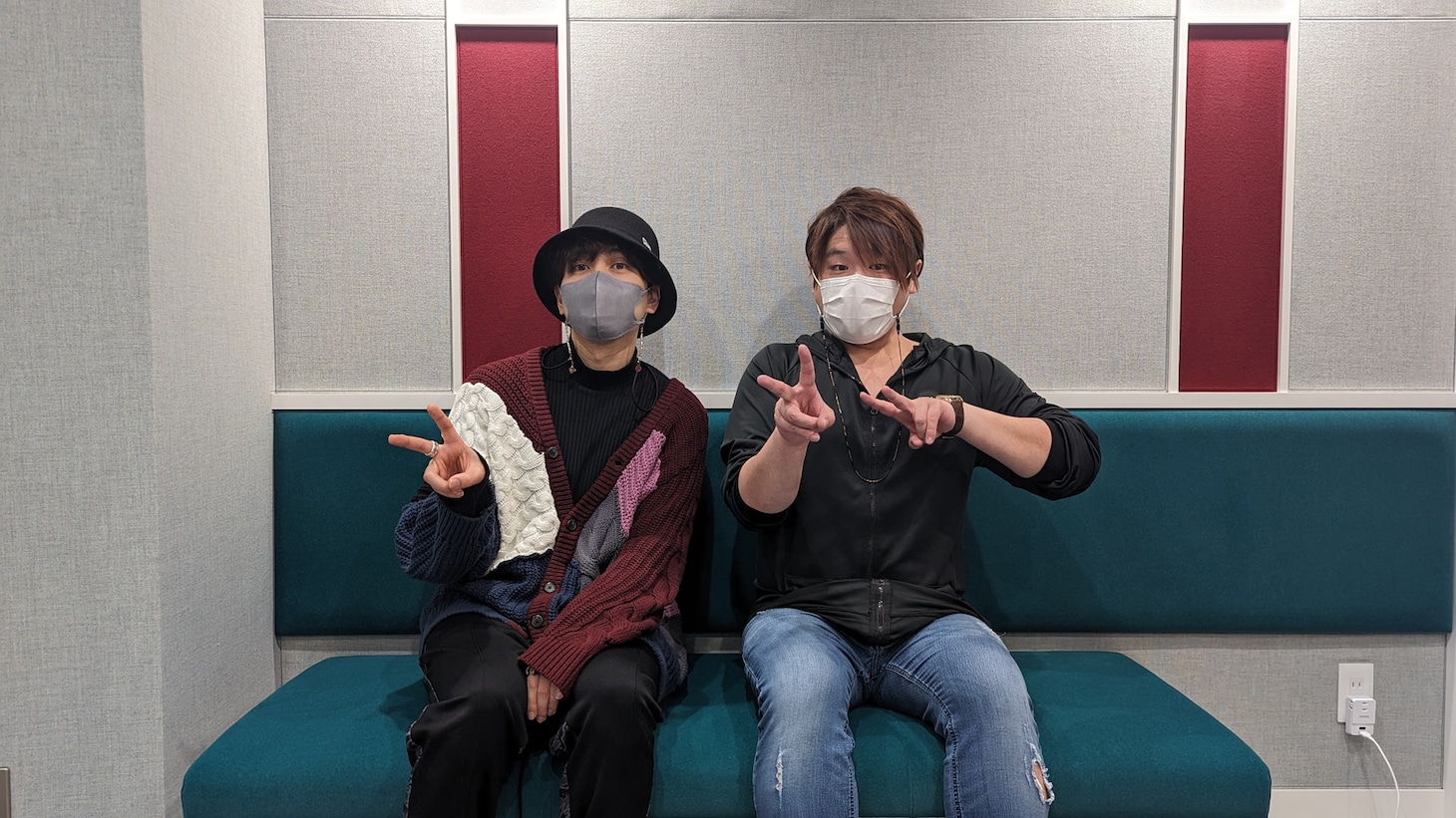 左から中島ヨシキ、松岡禎丞。