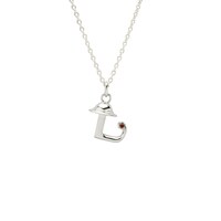 「イニシャルネックレス ルフィ」