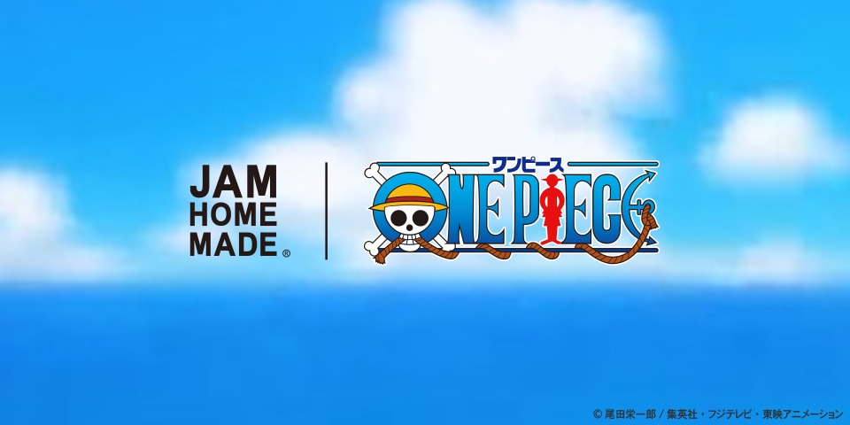 「ONE PIECE」とジュエリーブランド・JAM HOME MADEのコラボビジュアル。