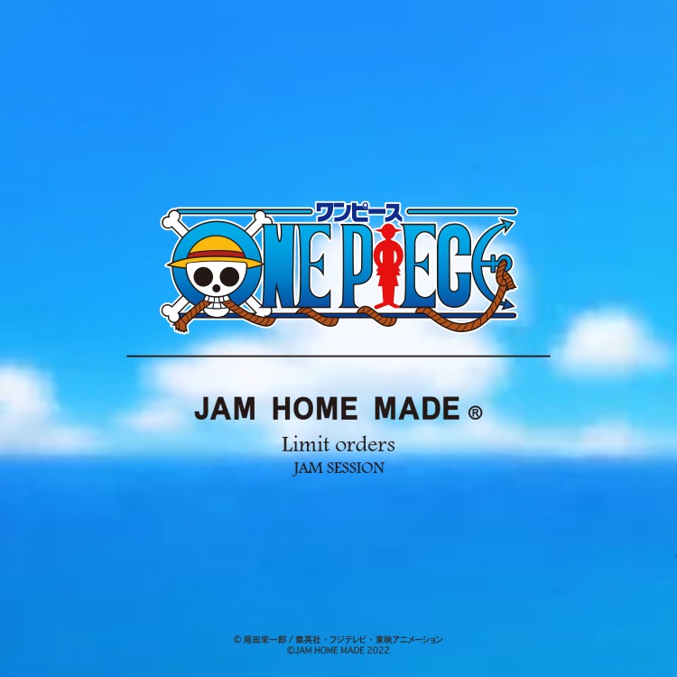 「ONE PIECE」とジュエリーブランド・JAM HOME MADEのコラボビジュアル。