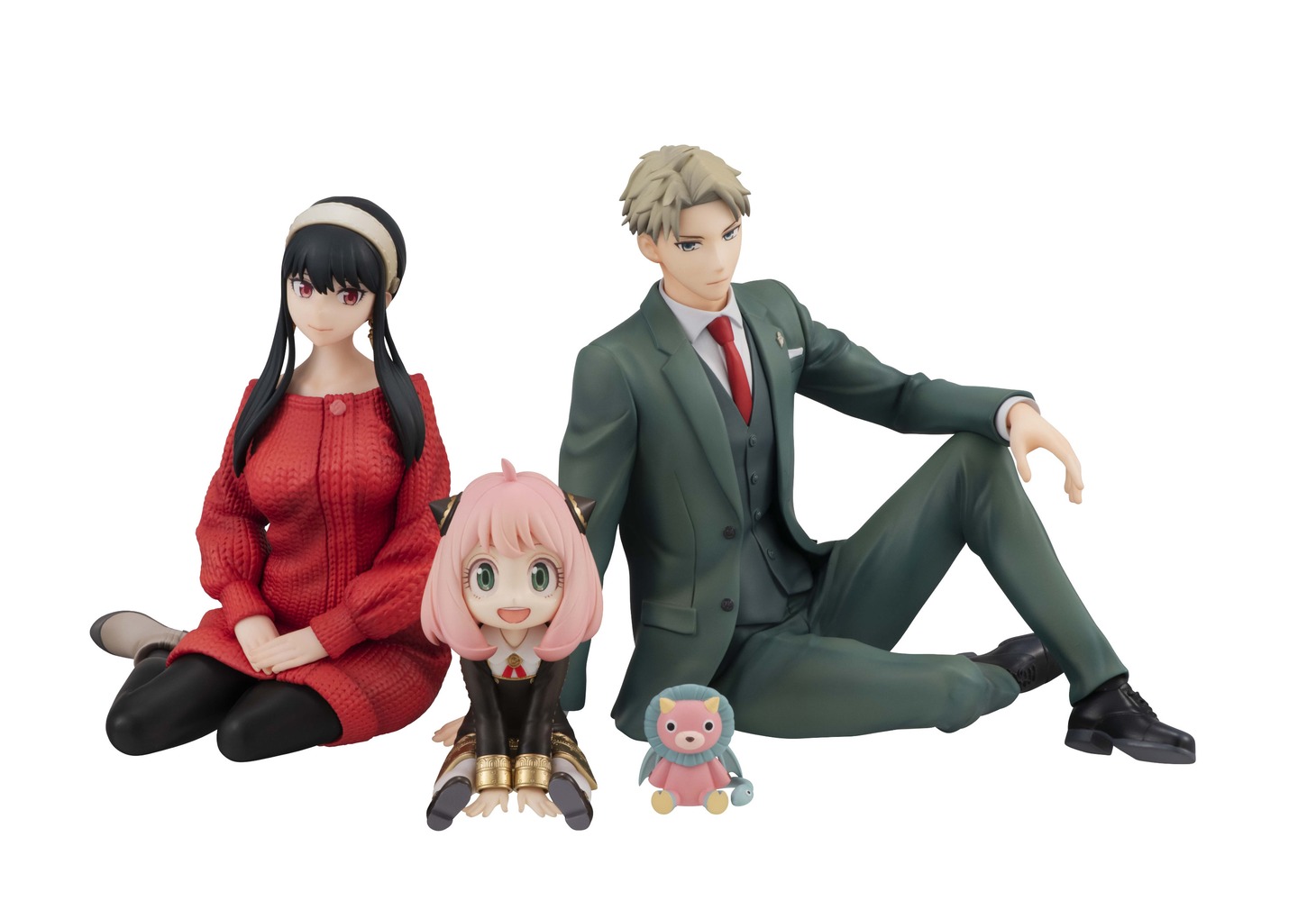 左から「G.E.M.シリーズ SPY×FAMILY てのひらヨルさん」「G.E.M.シリーズ SPY×FAMILY てのひらアーニャちゃん」「G.E.M.シリーズ SPY×FAMILY てのひらロイドさん」。