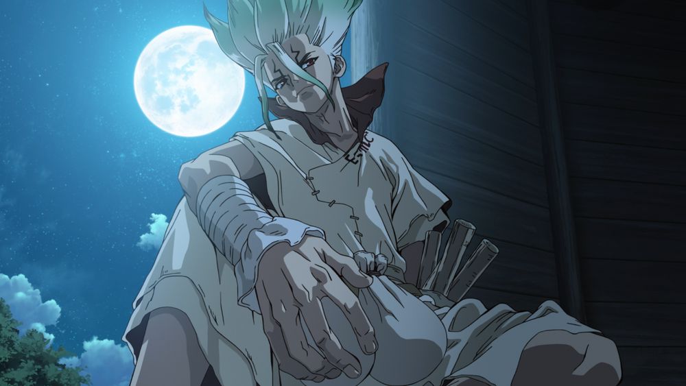 TVアニメ「Dr.STONE NEW WORLD」メインPVより。(c)米スタジオ・Boichi／集英社・Dr.STONE製作委員会