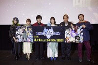 TVアニメ「EDENS ZERO」第2期の舞台挨拶付き先行上映会の様子。