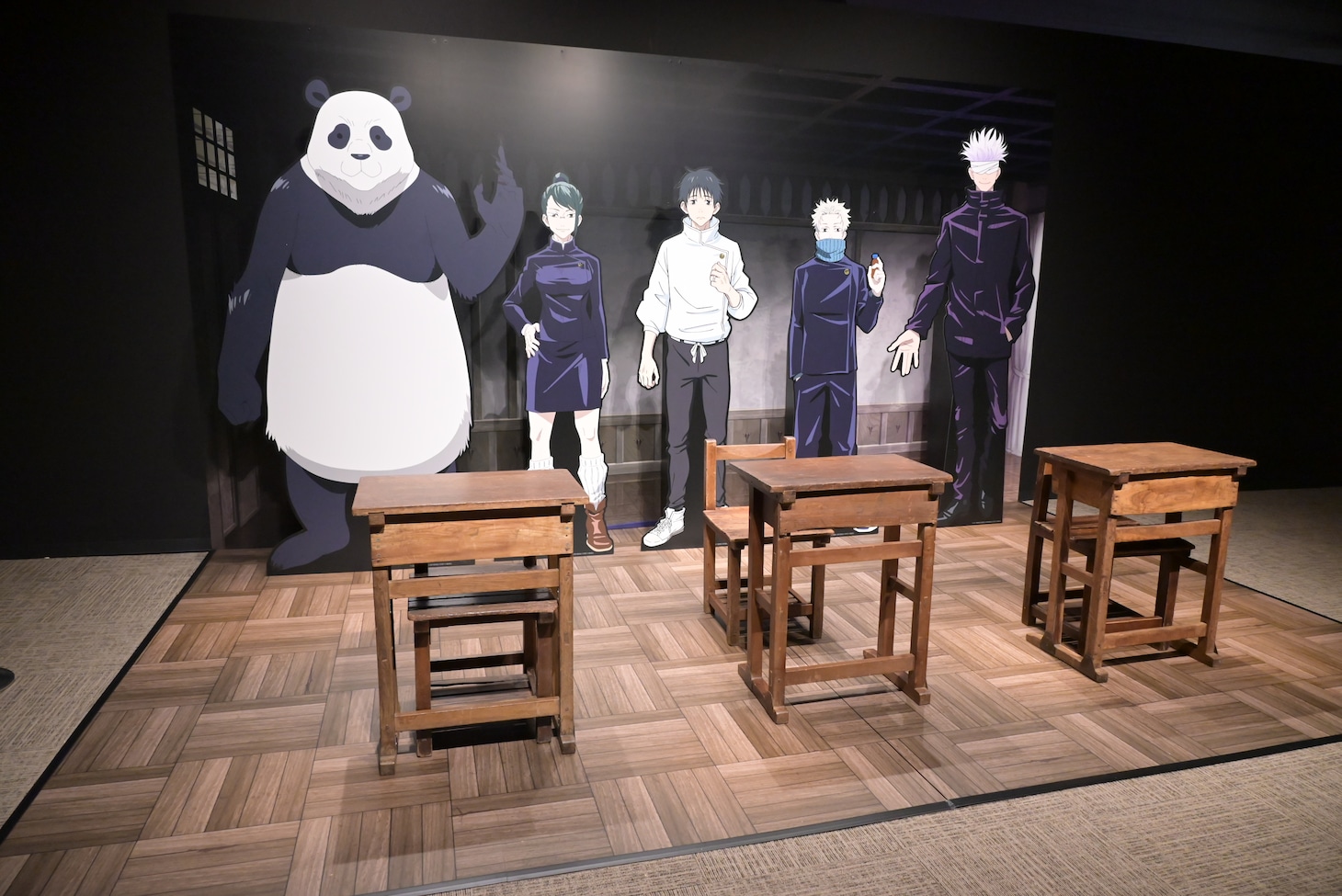 「アニメーション 呪術廻戦展『劇場版 呪術廻戦 0』編」の様子。