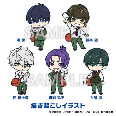 グッズに使用されているイラスト。