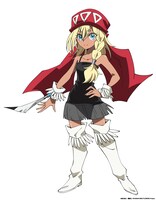 アルミ・ニウムバーチ（CV：上坂すみれ）。パッチ族十祭司シルバの娘。初代イタコのアンナの一番弟子であり花の許嫁。父の持霊・シルバーアームズを引き継ぐ。相当な巫力を持っている。