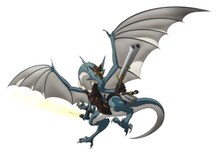 星馳せアルス（CV：福山潤）。生まれつき三本の腕を持つワイバーンの冒険者。数々の伝説を踏破して手に入れた、超常の武器と道具を高い練度で扱う。物静かで淡々としているが、財宝や伝説への大きな欲望を抱えている。(c)2023 珪素/KADOKAWA/異修羅製作委員会