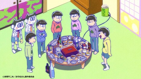 「おそ松さん~魂のたこ焼きパーティーと伝説のお泊り会~」特報より。