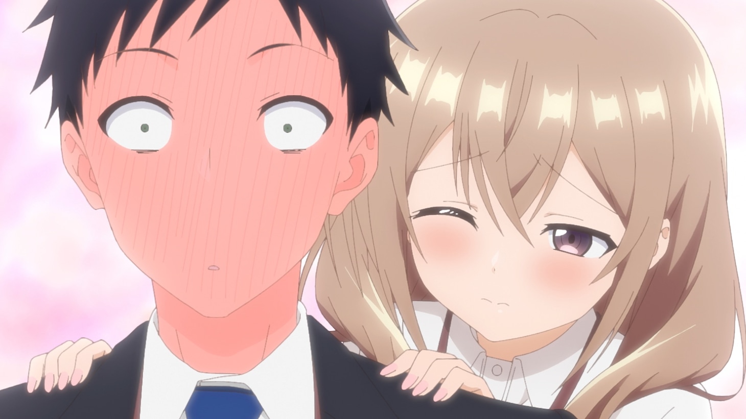 TVアニメ「うちの会社の小さい先輩の話」ティザーPVより。 (c)斎創・竹書房／「うちの会社の小さい先輩の話」製作委員会