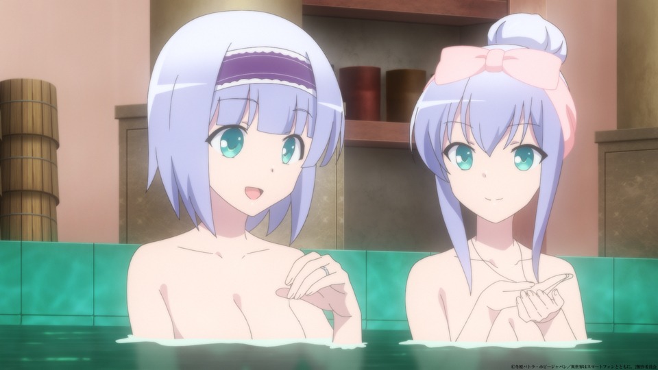 TVアニメ「異世界はスマートフォンとともに。2」第1話より。