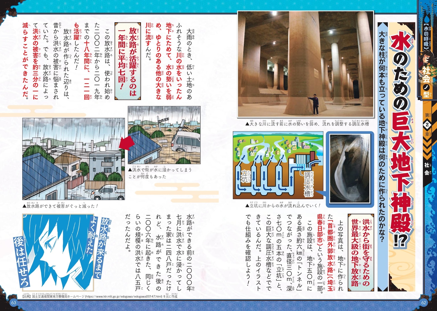「鬼滅の刃 キメツ学園！全集中ドリル 水の呼吸編」より。  (c)吾峠呼世晴・帆上夏希/集英社