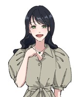 人気インフルエンサー。深海の古い知り合いで、FishHouse設立にも一役買っている。パワフルな性格でみんなをひっぱる姉御肌。 (c)筧昌也・小田康平／ギークトイズ／GigatoonStudio