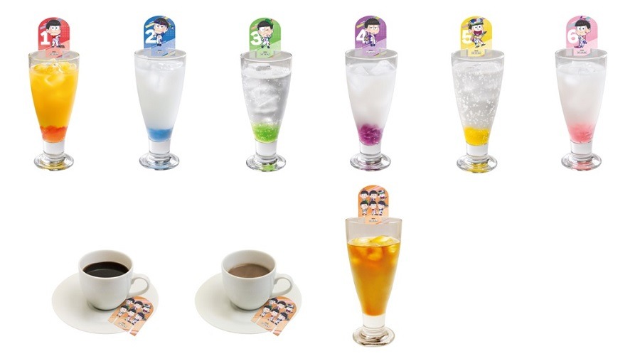 コラボカフェのオリジナルドリンク。