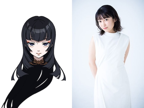 輪堂鴉夜（CV：黒沢ともよ）
怪物専門の探偵。この世に1人しかいないと言われる”不死”という生き物で、九百四十七年間生きている。ある日、襲撃を受け、奪われた体を取り戻すためヨーロッパを旅することに。一人では動くことが出来ないため、普段は鳥籠に入って持ち運ばれている。