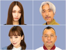 左上より時計回りで中村ゆりか、小市慢太郎、西村瑞樹（バイきんぐ）、平野綾。