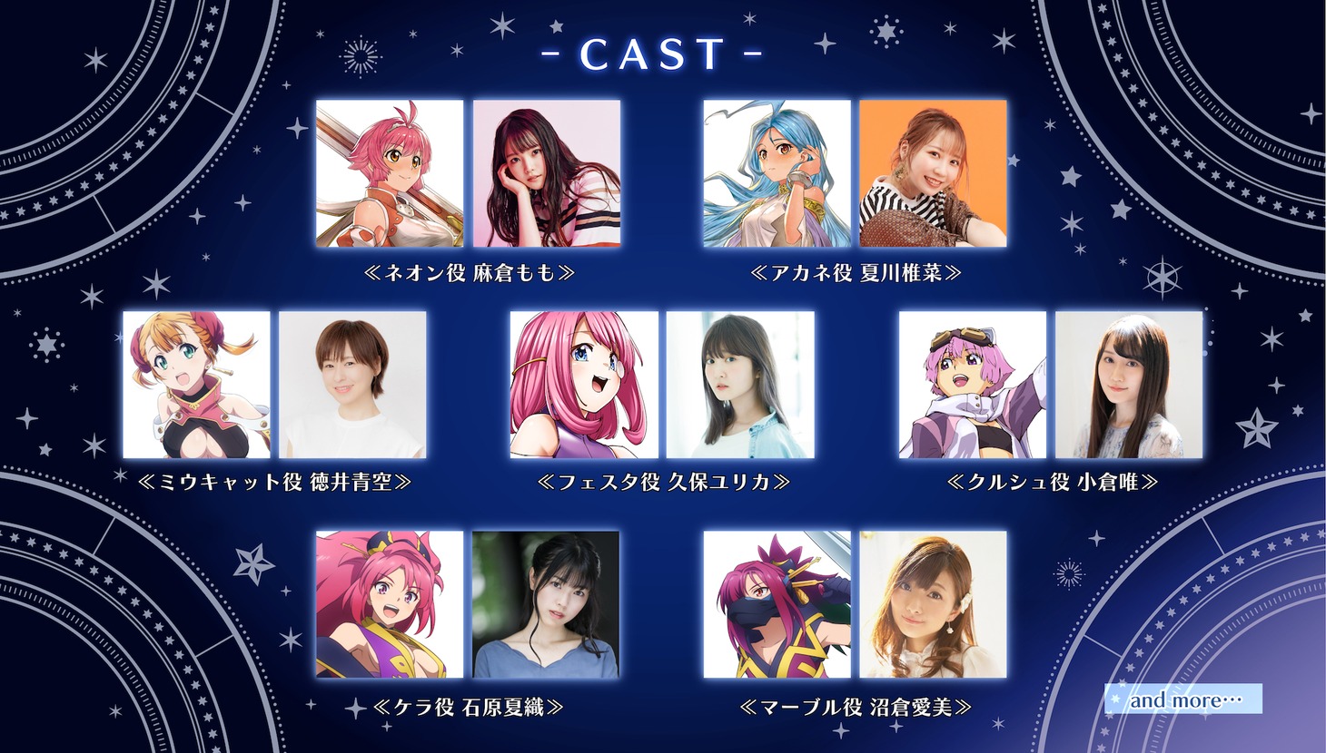 「LAWSON presents 朗読歌劇アルマギア ～First Live 2023～」出演者