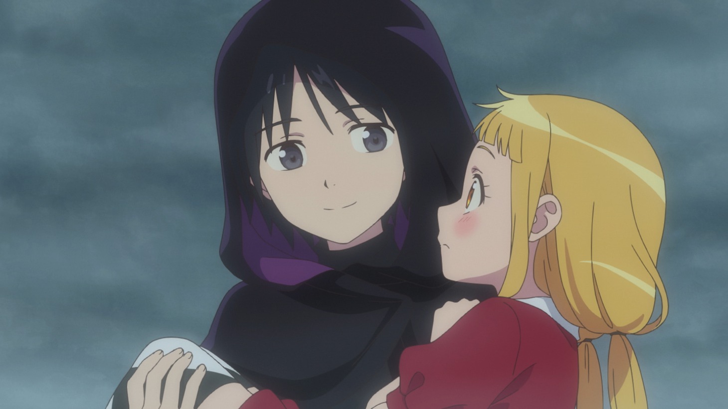 劇場アニメ「らくだい魔女 フウカと闇の魔女」の新規場面カット。
