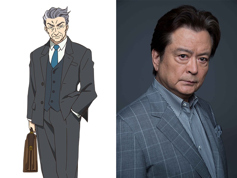 左から六条教授、大和田伸也。