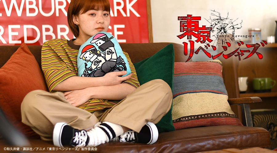 「ダイカットクッション（マイキーとドラケン）」