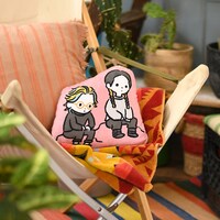 「ダイカットクッション（灰谷兄弟）」