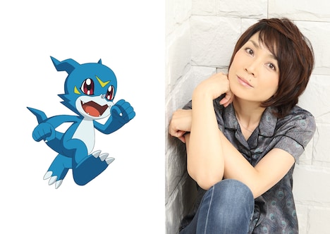 左からブイモン、野田順子。