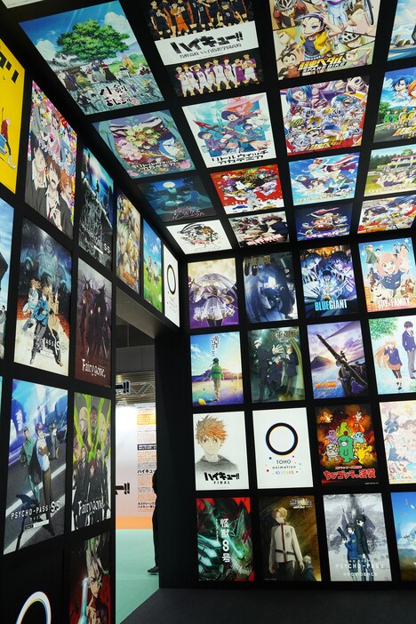 TOHO animationブースの様子。