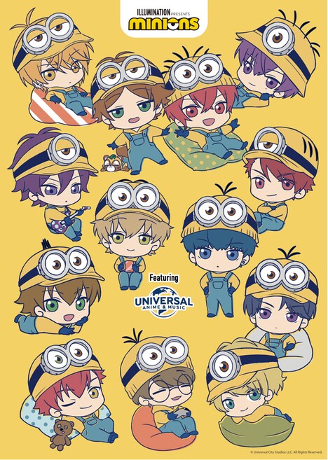 「ミニオン」と「Opus.COLORs」、アニメ「スタミュ」、花江夏樹、浦島坂田船のコラボイラスト。Minions Franchise (c) Universal City Studios LLC. All Rights Reserved.
(c)ひなた凛/スタミュ製作委員会
(c) ACROSS ENTERTAINMENT, inc.
(c) 2023 urashimasakatasen