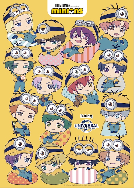 「ミニオン」と「Opus.COLORs」、アニメ「スタミュ」、花江夏樹、浦島坂田船のコラボイラスト。Minions Franchise (c) Universal City Studios LLC. All Rights Reserved.
(c)ひなた凛/スタミュ製作委員会
(c) ACROSS ENTERTAINMENT, inc.
(c) 2023 urashimasakatasen