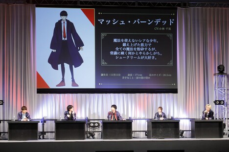 TVアニメ「マッシュル-MASHLE-」のスペシャルステージの様子。