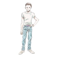 ジョー（CV：松岡禎丞）。面倒見がいい兄貴肌で、ケンカも強く周囲から一目置かれている。小学校1年のときからボコと友達。父親と団地で2人暮らし。本名は松田了。12歳。(c)2023 KADOKAWA/ GAMERA Rebirth Production committee