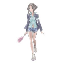 エミコ・メルキオリ（CV：早見沙織）。ユースタス財団のエージェント。タザキの助手。(c)2023 KADOKAWA/ GAMERA Rebirth Production committee