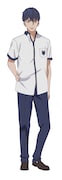 サトウ(CV:佐藤元) 。普通の男子学生。ヒメとは幼なじみの関係だが、密かに恋心を抱いている。ヒメを追いかけ異世界へ行き、指輪王として深淵王を倒す使命を担うこととなる。 (c)めいびい/SQUARE ENIX・「結婚指輪物語」製作委員会