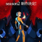 アニメ「HIGH CARD」season2制作決定、フィンと黒い鎧の人物描くティザービジュも