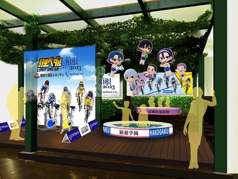 「弱虫ペダルの湯」のイメージ。