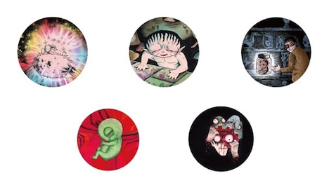 C賞「暗闇で光る!!蓄光缶バッジ」