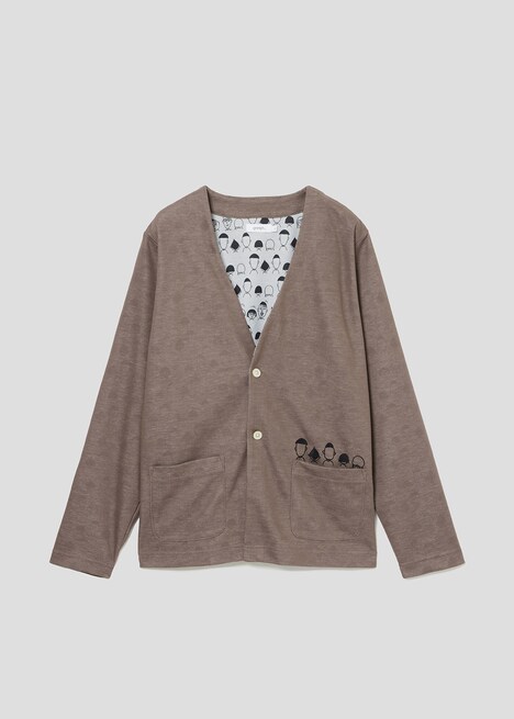 ダブルフェイスカーディガン