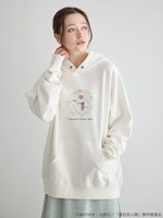 「夏目友人帳 ニャンコ先生ビッグパーカー」着用イメージ