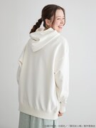 「夏目友人帳 ニャンコ先生ビッグパーカー」着用イメージ