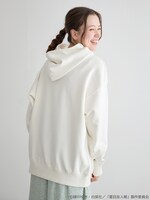 「夏目友人帳 ニャンコ先生ビッグパーカー」着用イメージ