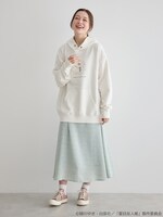 「夏目友人帳 ニャンコ先生ビッグパーカー」着用イメージ