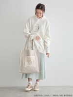 「夏目友人帳ニャンコ先生トートバッグ」使用イメージ。