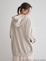 「夏目友人帳 ニャンコ先生ビッグパーカー」着用イメージ