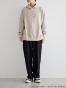 「夏目友人帳 ニャンコ先生ビッグパーカー」着用イメージ